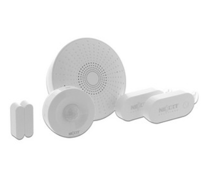 Kit esencial Inteligente de Seguridad con conexión WiFi, Sirena - Sensor de Movimiento - Sensor de Contacto, NEXXT AHBWPMO4U1