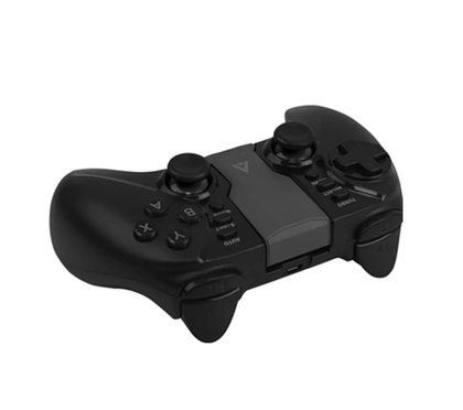 GamePad (Control Gamer), Modelo G200, Inalámbrico/Alámbrico, Bluetooth/USB, 18 Botones, Vibración, Color Negro, ACTECK AC-929837