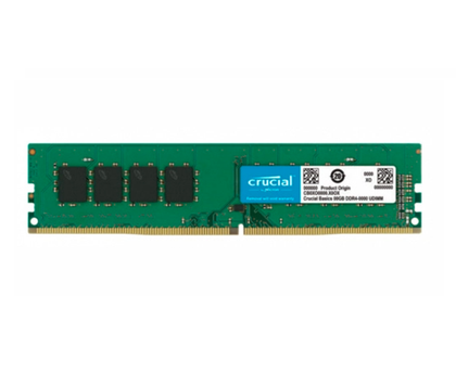 Memoria RAM DDR4 PC4-21300, 2666MHz, 8GB, CL19, U-DIMM, CRUCIAL CB8GU2666