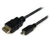 Cable de Video Micro HDMI - HDMI (M-M), 1.8 Metros, STARTECH HDMIADMM6