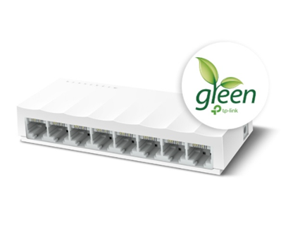 Switch Fast Ethernet LiteWave, 8 Puertos 10/100Mbps, 1.6 Gbit/s, 2000 Entradas, No Administrable, TP-LINK LS1008