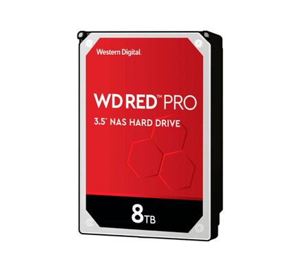 Disco Duro para NAS, WD Red Pro 3.5'', 24 Bahías, 8TB, SATA III, 6Gbit/s, 7200RPM, 256MB Caché, WESTERN DIGITAL WD8003FFBX