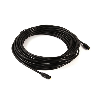 Cable de Audio Digital TosLink (M - M), Longitud 15 Metros, Color Negro, XCASE TOSLINKCA15