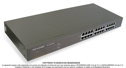 Switch para Rack, 24 Puertos 10/100Mbps, Incluye Kit de Montaje, No Administrable TP-LINK TL-SF1024