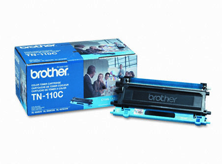 Cartucho de Toner Original Modelo TN110, Color Cian, Rendimiento Aprox. 1,500 Páginas, BROTHER TN110C