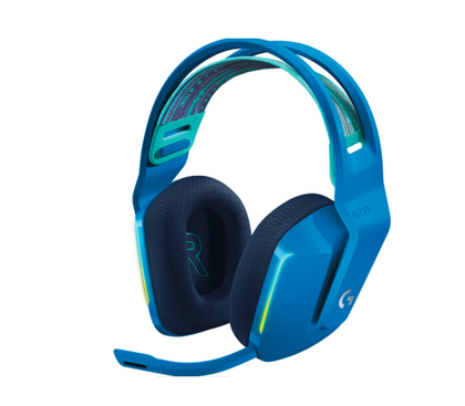 Audífonos con Micrófono Gamer Modelo G733, Inalámbrico (Adaptador USB), Iluminación RGB, Color Azul, Sonido 7.1, LOGITECH 981-000942