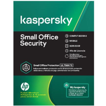 Small Office Security, Duración 1 Año, 5 Equipo(s), Multidispositivos, KASPERSKY 595K9L3
