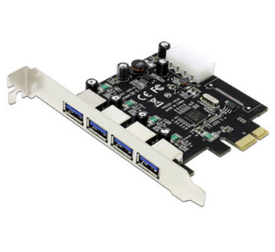 Tarjeta PCI Express, 4 x USB 3.0, (Hasta 5 Gbps), MANHATTAN 152891