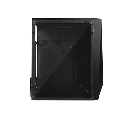 Gabinete Micro-ATX/Mini-ITX, Modelo Kyoto GC460, con Ventana, Incluye Fuente de Poder de 500W, Color Negro, ACTECK AC-933070
