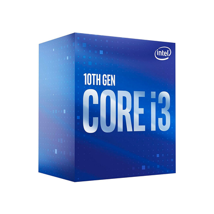 Procesador (CPU) Core i3 10100F de Décima Generación, 3.6 GHz (hasta 4.3 GHz), Requiere Tarjeta de Video, Socket 1200, Caché 6 MB, Quad-Core, 14nm, INTEL BX8070110100F