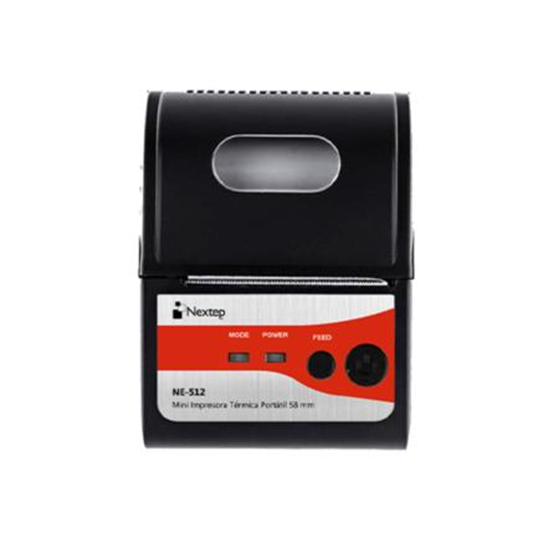 Mini impresora portátil de mano negra Impresora portátil inalámbrica  Bluetooth USB