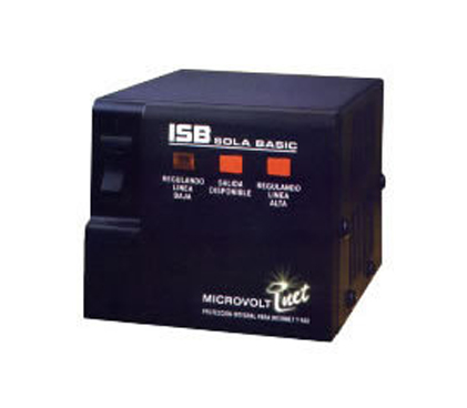 Regulador de Voltaje Modelo MicroVolt , 2000VA / 1800W, 4 Contactos, ISB DN-21-202