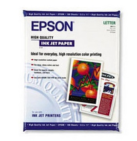Paquete de Papel High Quality InkJet, Carta, 100 Hojas, EPSON S041111-ML