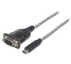 Cable de Datos USB-C - DB9, (M-M), Longitud 0.4 Metros, MANHATTAN 151283