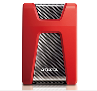 Disco Duro Externo Durable HD650, Capacidad 2TB (2,000GB), Interfaz USB 3.1, Color Rojo, ADATA AHD650-2TU31-CRD