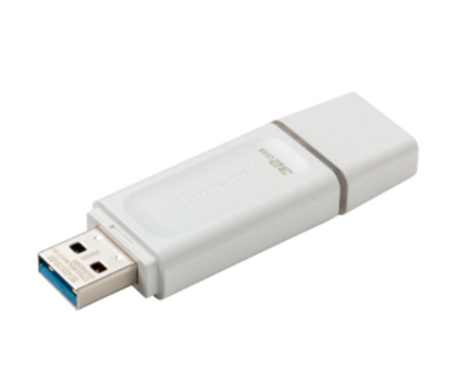 Memoria Flash USB 3.2, DataTraveler Exodia, Capacidad 32GB, Color Blanco, KINGSTON KC-U2G32-5R
