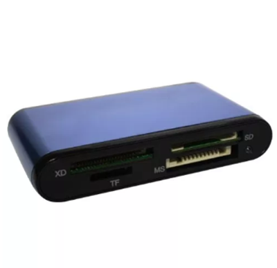 Lector de Multitarjetas Externo, USB 3.0 (Hasta 5 Gbps),  Aluminio, XCASE CARDREEXAZ