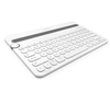 Teclado Inalámbrico (Bluetooth) Modelo K480, Español, Color Blanco, Multi-Dispositivos, LOGITECH 920-006347