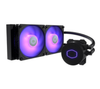 Sistema de Enfriamiento Líquido P/ CPU MASTERLIQUID ML240L V2 RGB, Radiador de 240mm, 2 Ventiladores de 120mm, 1800 RPM, COOLER MASTER MLW-D24M-A18PC-R2