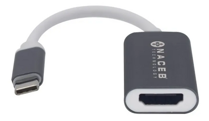 Adaptador USB-C (Tipo C) - HDMI (M-H), NACEB NA-0114