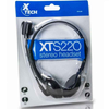 Audífonos C/ Micrófono Modelo S220, Conexión 3.5 mm (Doble), Color Negro, Longitud Cable 1.8 Metros, XTECH XTS-220