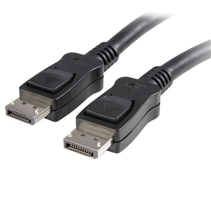 Cable de Video DisplayPort - DisplayPort (M-M), Versión 1.2, 4K, 60Hz, Blindado, Longitud 3.0 Metros, con Cierre de Seguridad, STARTECH DISPLPORT10L