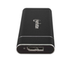Gabinete P/ SSD, M.2 NGFF", Aluminio, USB 3.0, Color Negro, MANHATTAN 130455
