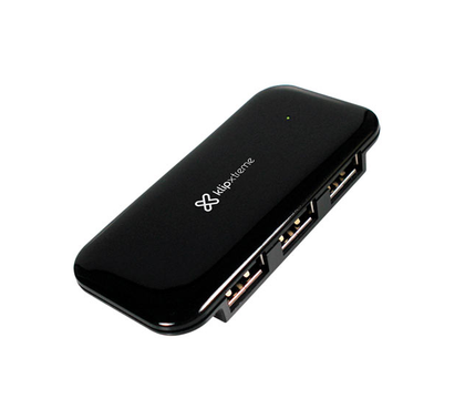 Adaptador USB 2.0 (HUB), 4 x USB 2.0, Hasta 480 Mbit/s, Color Negro, KLIP EXTREME KUH-190B