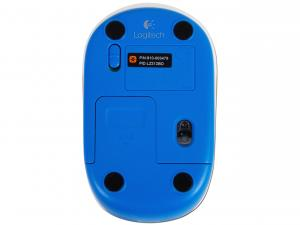 Ratón (Mouse) Óptico Modelo M187, Inlámbrico (USB), Hasta 1000 DPI, Color Azul, Tamaño Mini, LOGITECH 910-003788