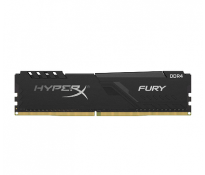 Memoria RAM HyperX Fury Black DDR4, PC4-28800 3600MHz, 8GB, Non-ECC, CL17, XMP, 1.35V, KINGSTON HX436C17FB3/8
