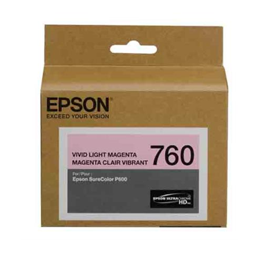 Cartucho de Tinta 760 para SC-P600 color Magenta Claro, 25.9ml, EPSON T760620