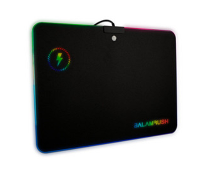 MousePad Gaming BALAM RUSH Modelo Heimdall, RGB, Carga Inalámbrica, 256mm x 356mm, Color Negro, ACTECK BR-922999