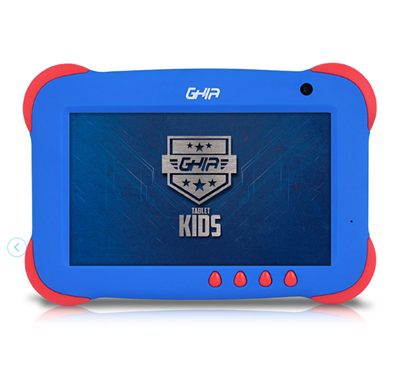Tablet GHIA Axis Kids, CPU QC 1.2GHz, Android 7.0, Wi-Fi, 2 Cámaras, Pantalla Multi-touch de 7