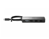 Adaptador USB-C - HDMI x1 / VGA x1 / USB x2 (M-H), Modelo Travel Hub G2, Color Negro, HP 7PJ38AA