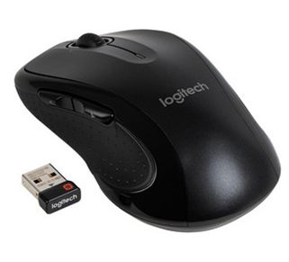 Ratón (Mouse) Óptico Modelo M510, Inlámbrico (USB), Hasta 1000 DPI, 7 Botones, Color Negro, LOGITECH 910-001822