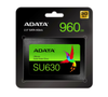 Unidad de Estado Solido SU630, Capacidad 960GB, F. F. 2.5", SATA Rev. 3.0 (6Gb/s), ADATA ASU630SS-960GQ-R