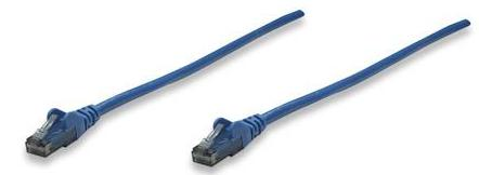 Cable de Red (Patch Cord), Cat 6, 2.0 Metros, Color Azul, INTELLINET 342599