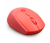 Ratón (Mouse) Óptico Modelo COLORFUL, Inalámbrico (USB), Hasta 1600 DPI, Color Rojo, QIAN GAC-24405R
