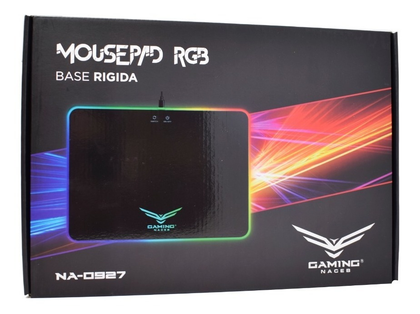 Mouse Pad Gamer, Iluminación RGB, 360mm x 260mm, NACEB NA-0927