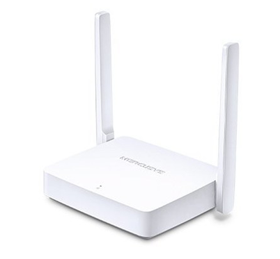 Router Inalámbrico N 300Mbps, 2 Puerto LAN 10/100Mbps, 1 Puerto WAN 10/100Mbps, 2 Antenas, MERCUSYS MW301R