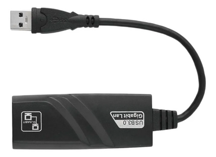 Adaptador de Red USB 2.0 - Ethernet, 10/100 Mbps, Color Negro, GIGATECH USB2RJ45