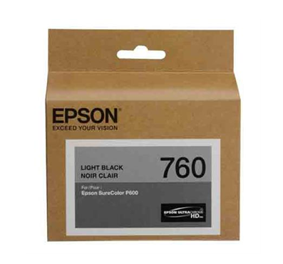 Cartucho de Tinta 760 para SC-P600 Color Negro Claro, 25.9ml, EPSON T760720