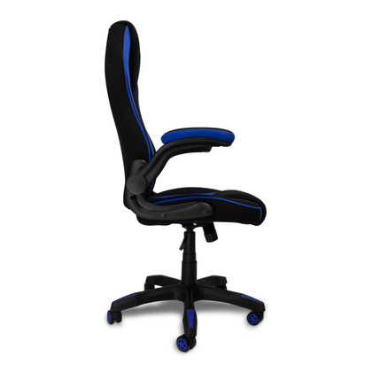 Silla Gamer Start The Game (SG) Modelo Chair 300, Reclinable, C/ Soporte Lumbar, Color Negro / Azul, Max. 120 Kg, VORAGO CGC300-BL