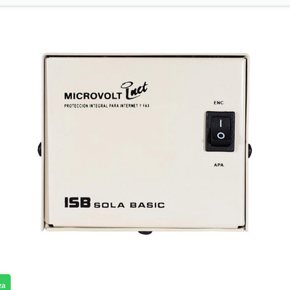 Regulador de Voltaje Modelo MicroVolt , 1000VA / 750W, 4 Contactos, ISB DN-21-102