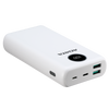 Power Bank (Cargador Portátil), 2 x USB (H) 1x USB-C (H), Capacidad: 20,000 mAh, Color Blanco, ADATA AP20000QCD-DGT-CWH