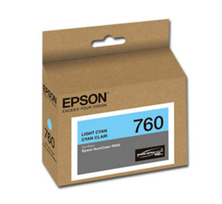 Cartucho de Tinta 760 para SC-P600 color Cian Claro, 25.9ml, EPSON T760520