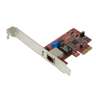 Tarjeta PCI Express, 1 x RJ45 10/100/1000 Mbps (Gigabit), INTELLINET 522533