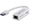 Adaptador USB - Ethernet, 10/100/1000 Mbps, Color Blanco, MANHATTAN 506847
