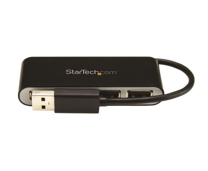 Adaptador USB (HUB), 4 x USB-A 2.0, Longitud de Cable 15.5 cm, STARTECH ST4200MINI2