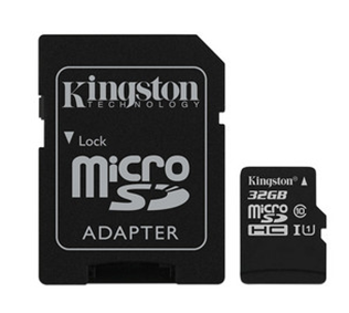 Tarjeta MicroSDHC, Modelo Canvas Select Plus, Capacidad 32GB, Clase 10, Incluye Adaptador SD, KINGSTON SDCS/32GB